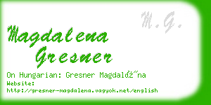 magdalena gresner business card